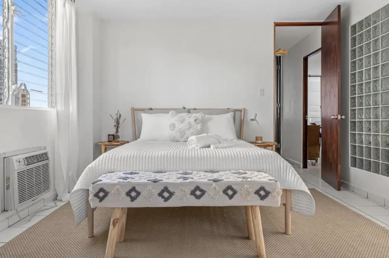 산후안 2 Bed, 2 Bath Condado Beach Apt With Parking Apts 아파트